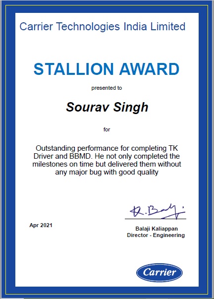 Stallion Award